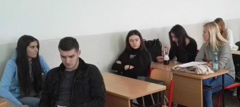 Diskusia na Strednej škole spojenej v Banskej  Bystrici v projekte Vidiecka mládež v regióne