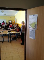 Diskusia na Strednej odbornej škole techniky a služieb v Topoľčanoch z projektu Vidiecka mládež v regióne Diskusia na Strednej odbornej škole techniky a služieb v Topoľčanoch z projektu Vidiecka mládež v regióne