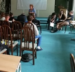 Diskusia na Evanjelickej spojenej škole v Prešove z projektu Vidiecka mládež v regióne