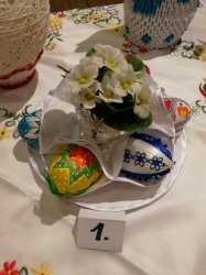 Hlasovanie za najkrajšiu kraslicu súťaže Vandrovalo vajce 2019