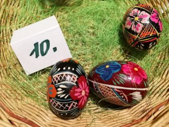 Hlasovanie za najkrajšiu kraslicu súťaže Vandrovalo vajce 2019