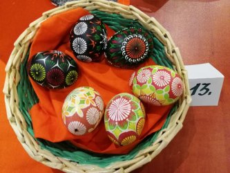 Hlasovanie za najkrajšiu kraslicu súťaže Vandrovalo vajce 2019