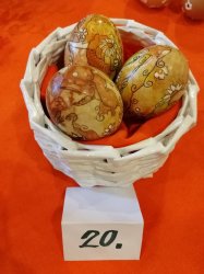 Hlasovanie za najkrajšiu kraslicu súťaže Vandrovalo vajce 2019