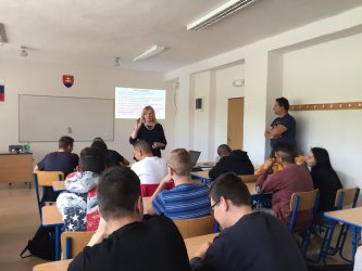 Diskusia projektu Vidiecka mládež v regióne na Spojenej škole v Modrom kameni Diskusia projektu Vidiecka mládež v regióne na Spojenej škole v Modrom kameni
