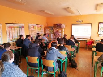 Workshop projektu Vidiecka mládež v regióne na Spojenej škole v Poltári Workshop projektu Vidiecka mládež v regióne na Spojenej škole v Poltári