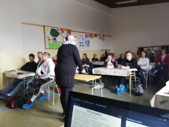 Diskusia projektu Vidiecka mládež v regióne na Hotelovej akadémii v Námestove