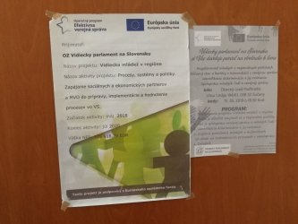 Diskusia projektu Vidiecka mládež v regióne na Obecnom úrade v obci Podhradie Diskusia projektu Vidiecka mládež v regióne na Obecnom úrade v obci Podhradie