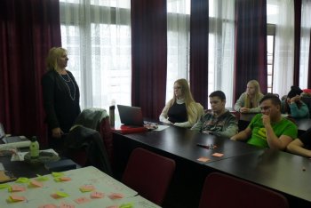 Workshop projektu Vidiecka mládež v regióne na Strednej odbornej škole v Leviciach