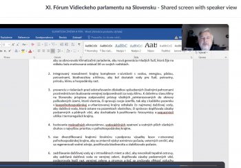 Závery z  XI. Fóra  Vidieckeho parlamentu na Slovensku