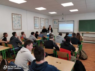 Workshop projektu Vidiecka mládež v regióne na Strednej odbornej škole poľnohospodárstva a služieb na vidieku v Leviciach