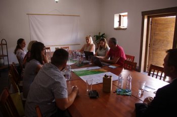 Stretnutie projektového tímu, v rámci projektu Polirural