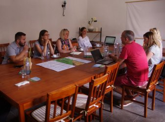 Stretnutie projektového tímu, v rámci projektu Polirural