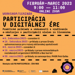 PARTICIPÁCIA V DIGITÁLNEJ ÉRE