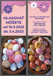 Pozývame na  celoslovenskú prehliadku výrobcov kraslíc do Cetuny + hlasovanie Pozývame na  celoslovenskú prehliadku výrobcov kraslíc do Cetuny + hlasovanie