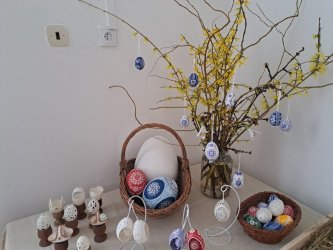 Pozvánka na otvorenie prehliadky kraslíc - Vandrovalo  vajce...