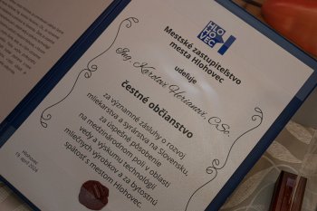 Slávnosť udelenia Čestného občianstva pánovi Ing. Karolovi Herianovi ,CSc.