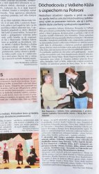 Vandrovalo vajce  2024 ... Jeden článok v regionálnom týždenníku, druhý v mesačníku občanov Veľkého Klíža