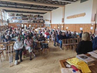  Konferencie Vidiek pre všetkých  a vyhlásenia výsledkov prehliadky kraslíc Vandrovalo vajce 2025 v obci Veľký Klíž.