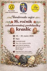 16. ročník celoslovenskej prehliadky výrobcov kraslíc -  do 5. marca  doručte kraslice