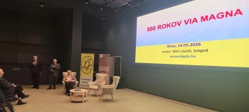 Konferencia  14.5. 2026 v Nitre  - 500 rokov  Via Magna